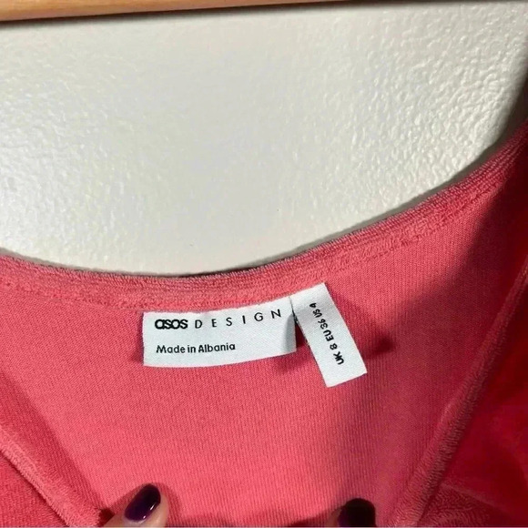 Asos design pink Y2K style  bralette 4 - Picture 5 of 5